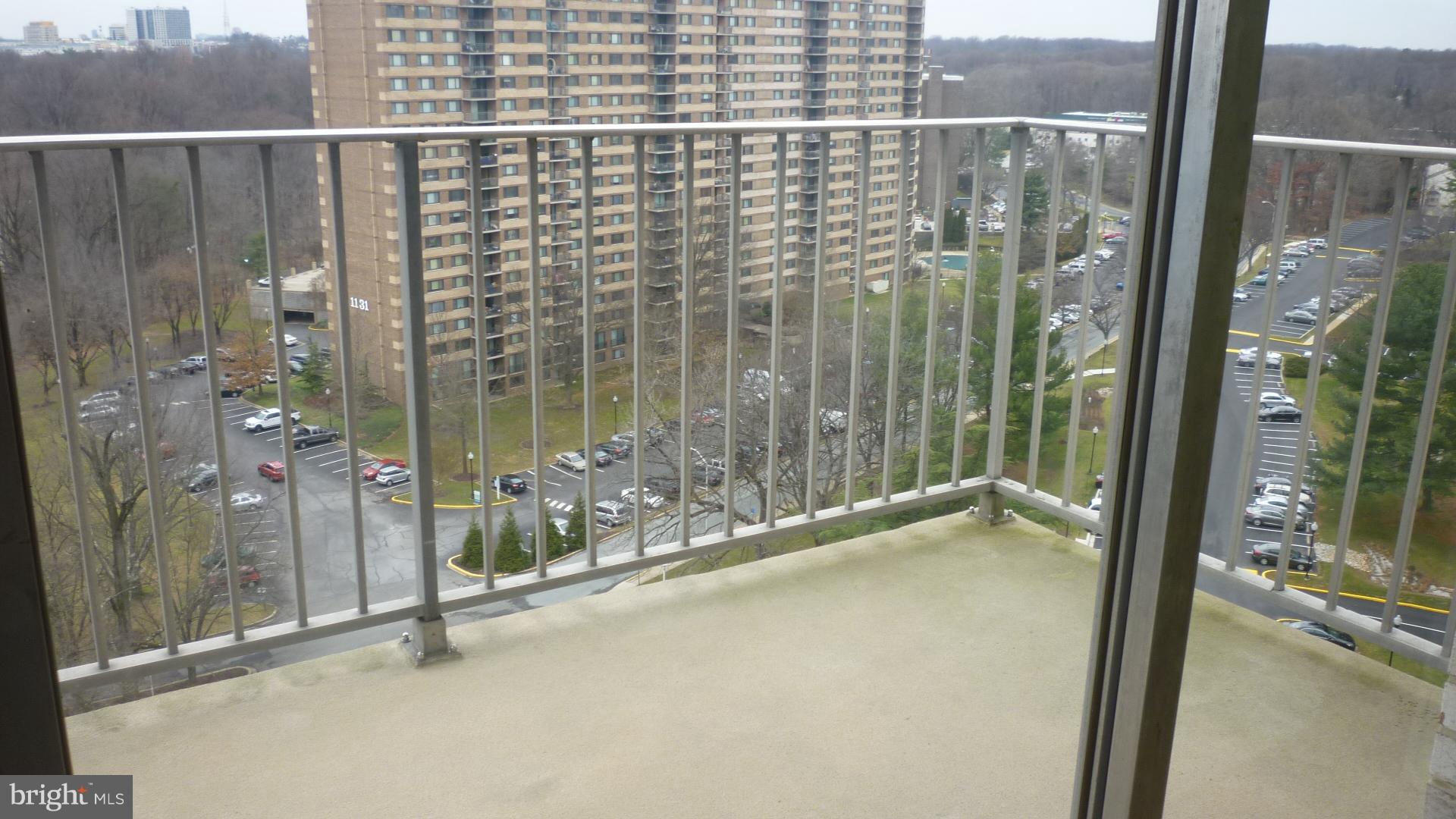 1111 University Boulevard West, Unit 1406A Silver Spring, MD 20902 - Photo 10 of 41 Large Balcony