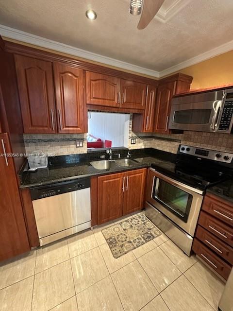 Atlantic Shores Hallandale Beach, FL 33009 - Photo 4 of 19 a kitchen with a sink stove and microwave