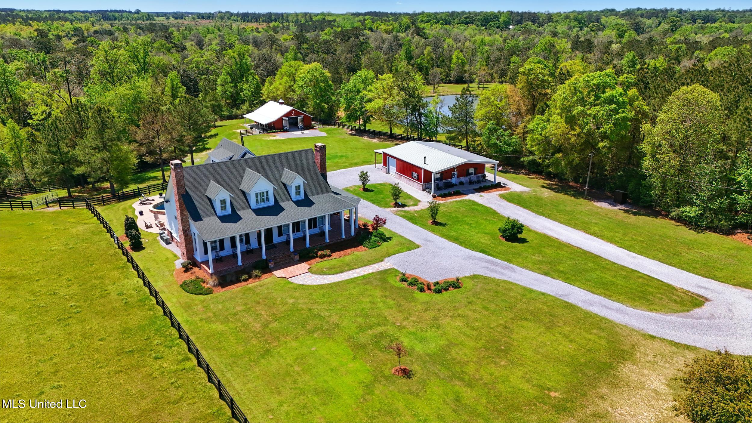 110 Tyner Branch Road Wiggins, MS 39577 - Photo 6 of 83 6_aerial 2