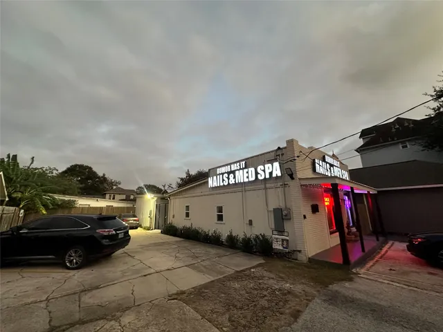 a car parked in front of house