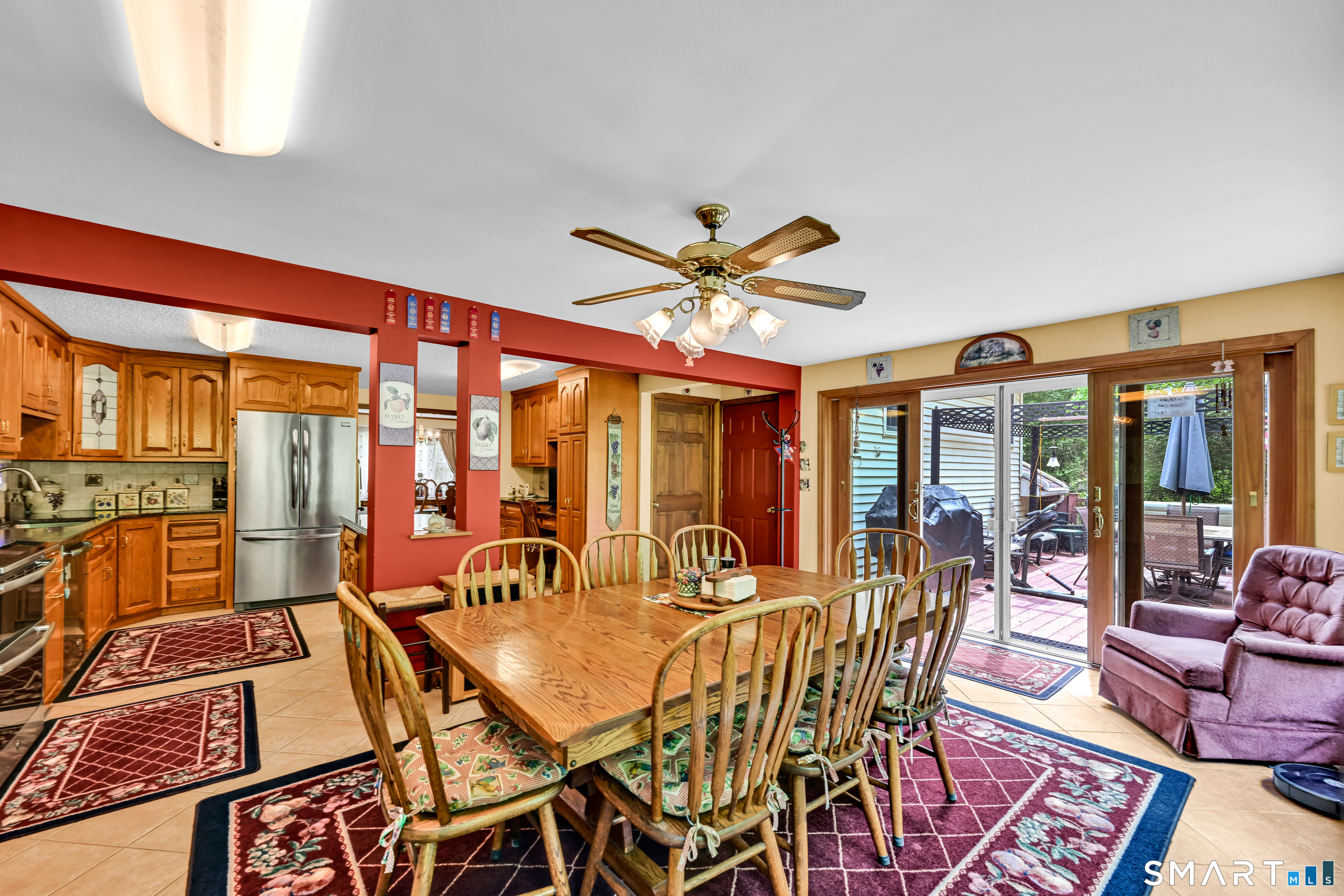 155 Lake Harwinton Road Harwinton, CT 06791 - Photo 6 of 39 a view of a dining room with furniture window and outside view