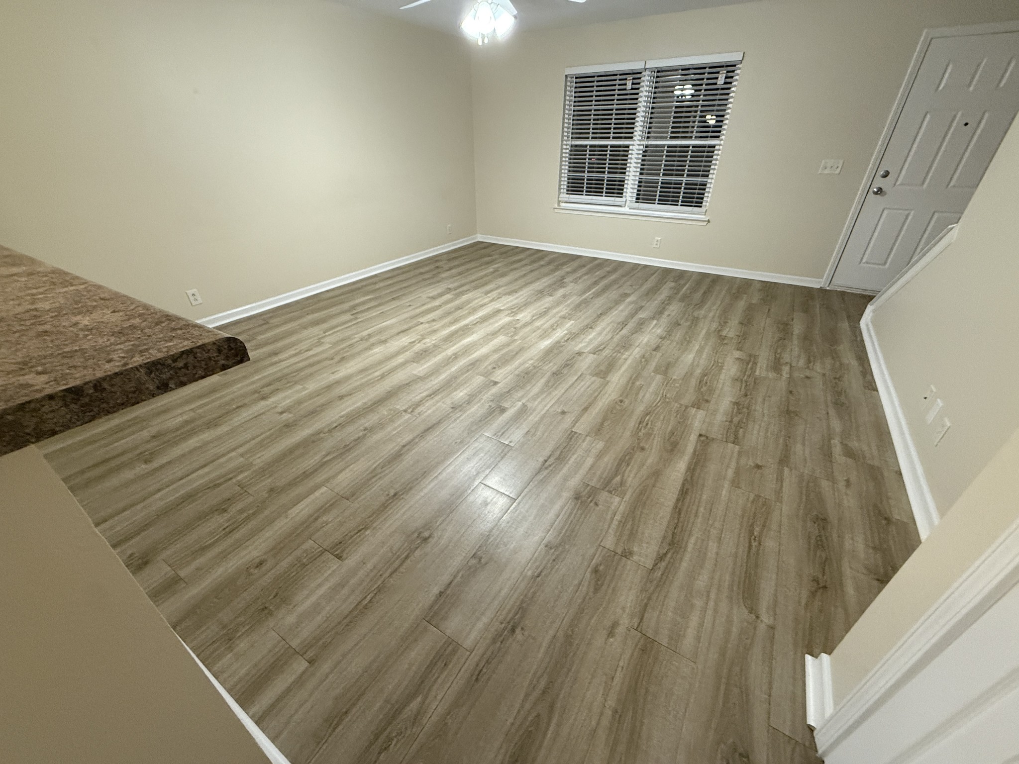 1040 Shaman Crossing Murfreesboro, TN 37128 - Photo 3 of 20 a view of empty room with wooden floor and fan