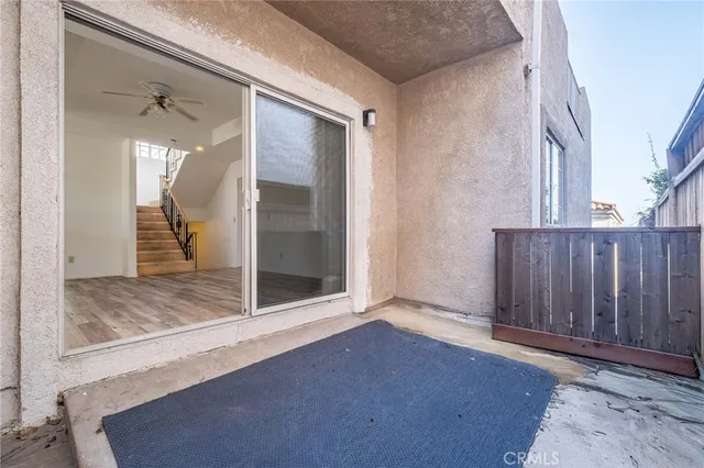 a view of front door