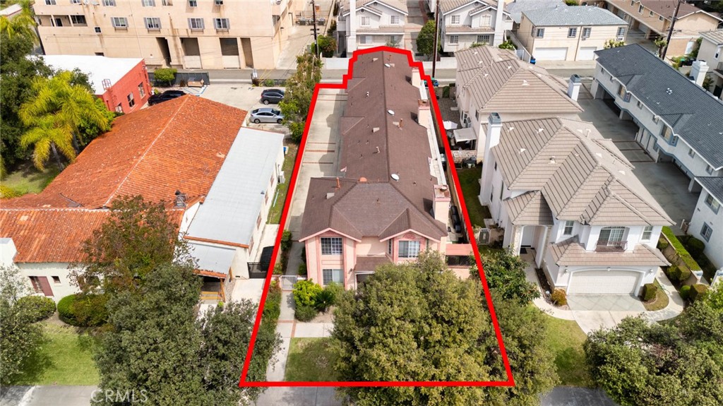 113 Diamond Street Arcadia, CA 91006 - Photo 10 of 24 an aerial view of a multi story residential apartment building with yard