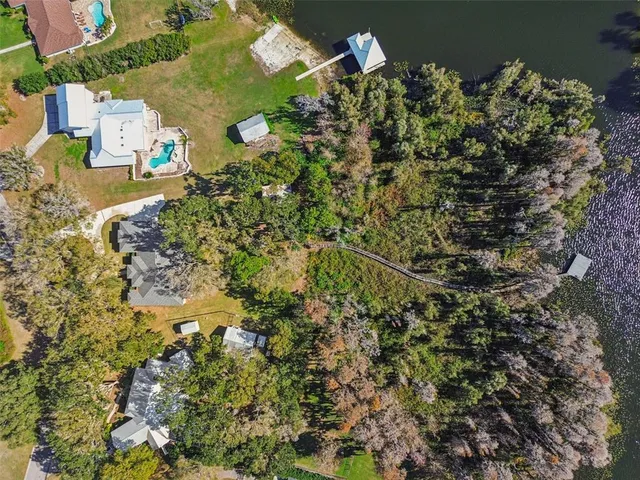 a view of a lake with a mountain