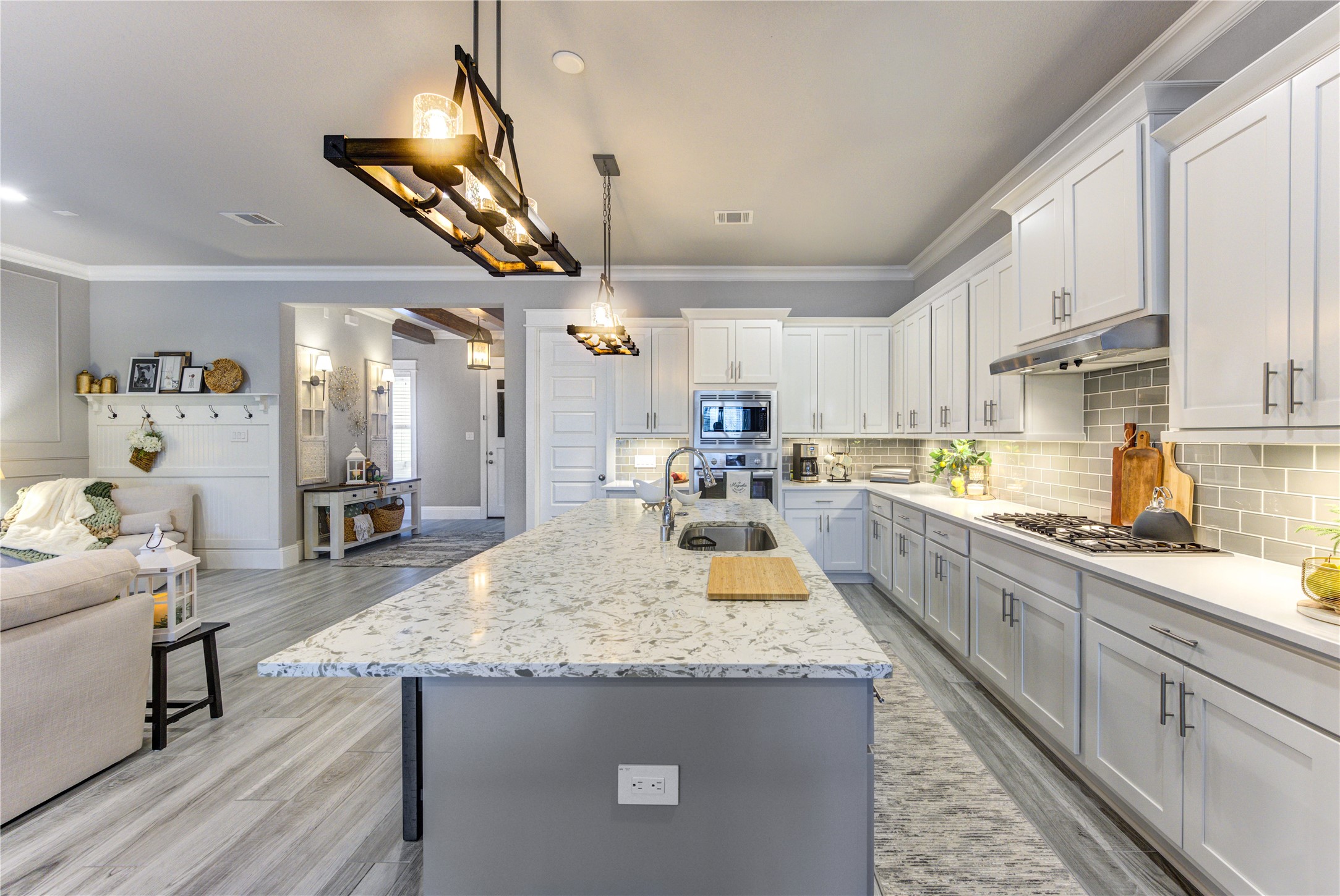 2160 Rope Maker Road Conroe, TX 77384 - Photo 12 of 43 a large kitchen with granite countertop a lot of counter space