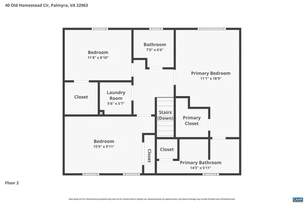 $324,900 | 4 Old Homestead Circle, Palmyra, VA 22963