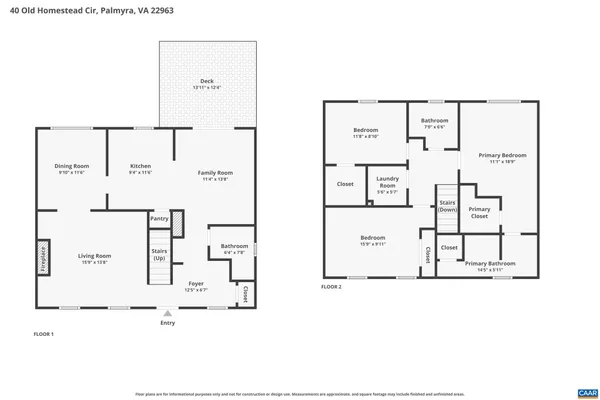 $324,900 | 4 Old Homestead Circle, Palmyra, VA 22963