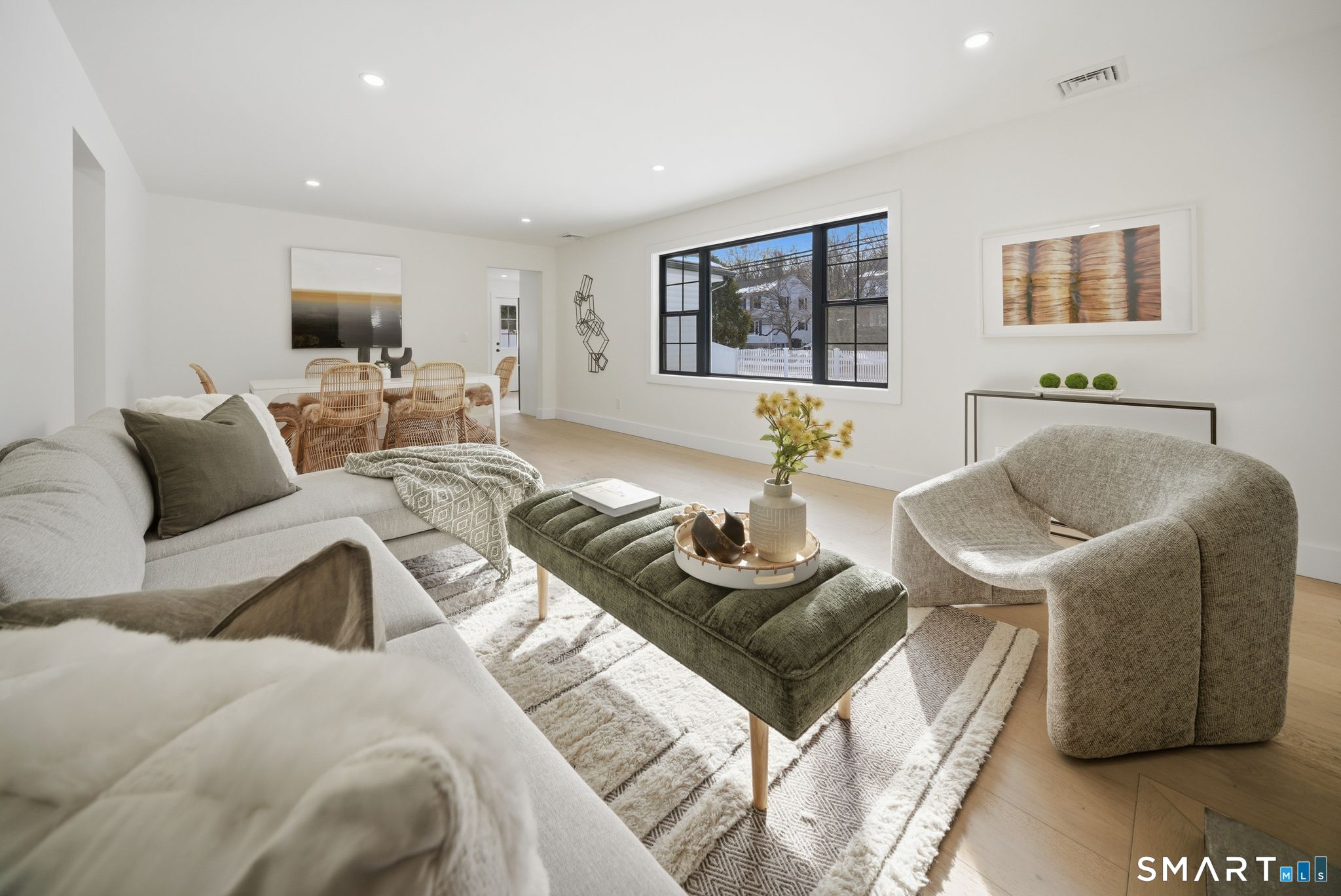 101 Parade Hill Road New Canaan, CT 06840 - Photo 15 of 40 a living room with furniture and a flat screen tv