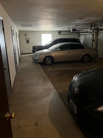 a bench in front of a building