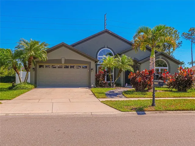 a front view of house with yard