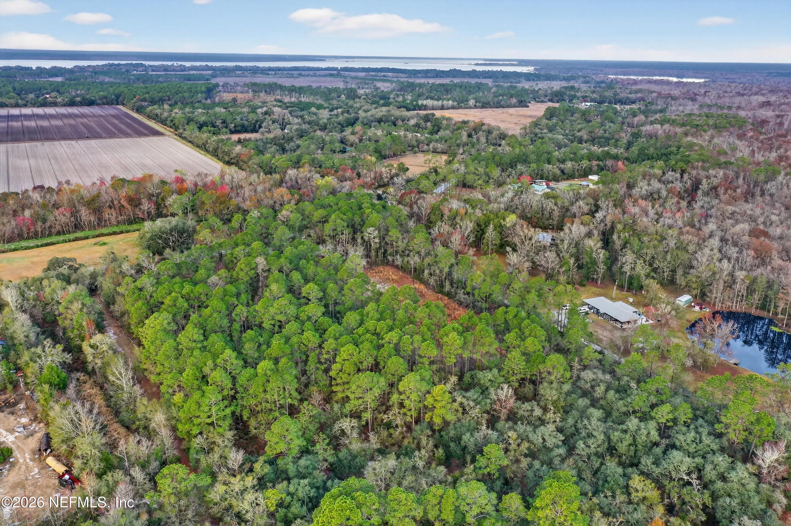 3570 Joe Ashton Road St. Augustine, FL 32092 - Photo 20 of 22 a view of a city with lush green forest