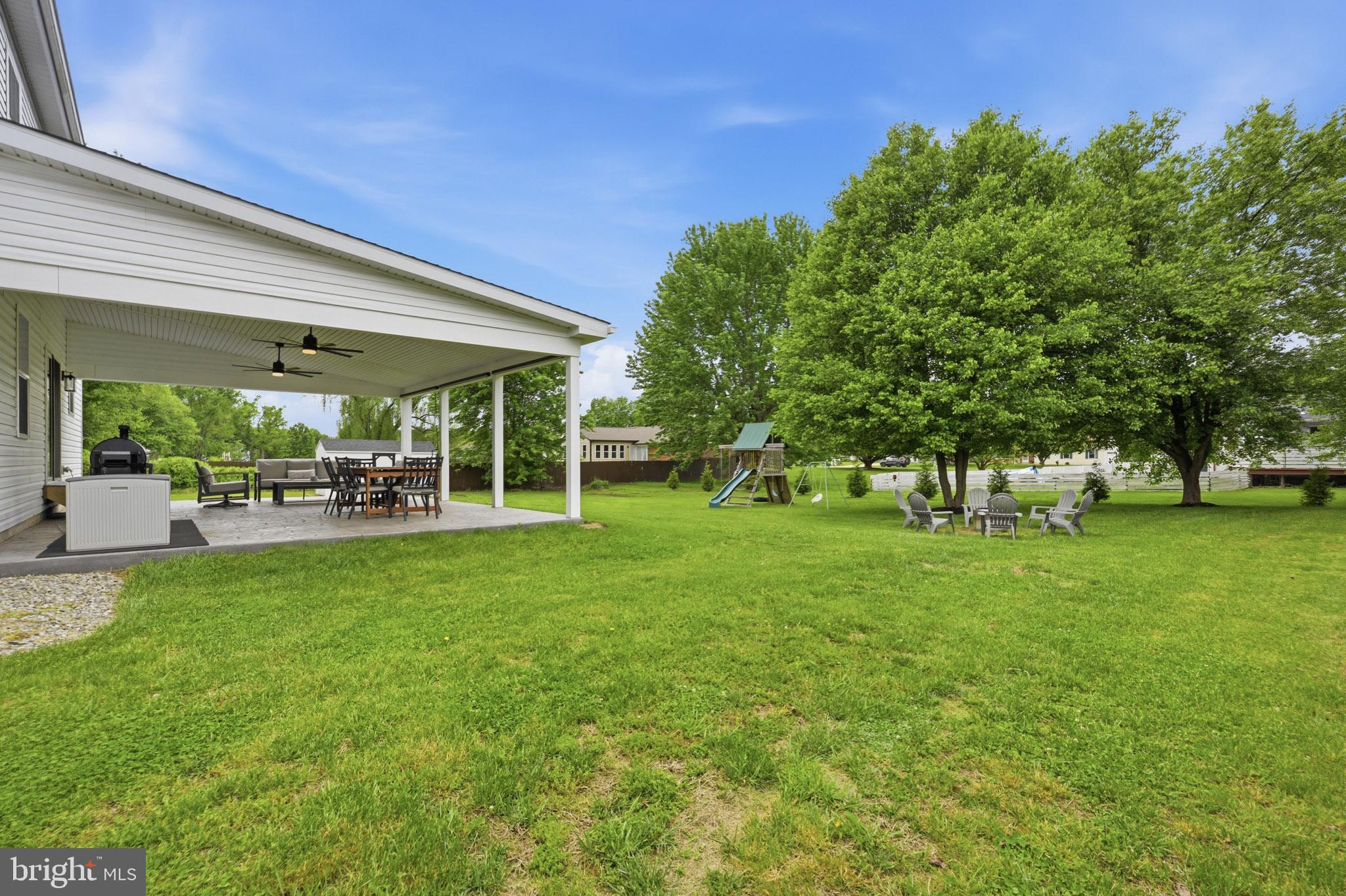 1072 Bear Road New Castle, DE 19720 - Photo 28 of 32 Rear Yard with Covered Patio