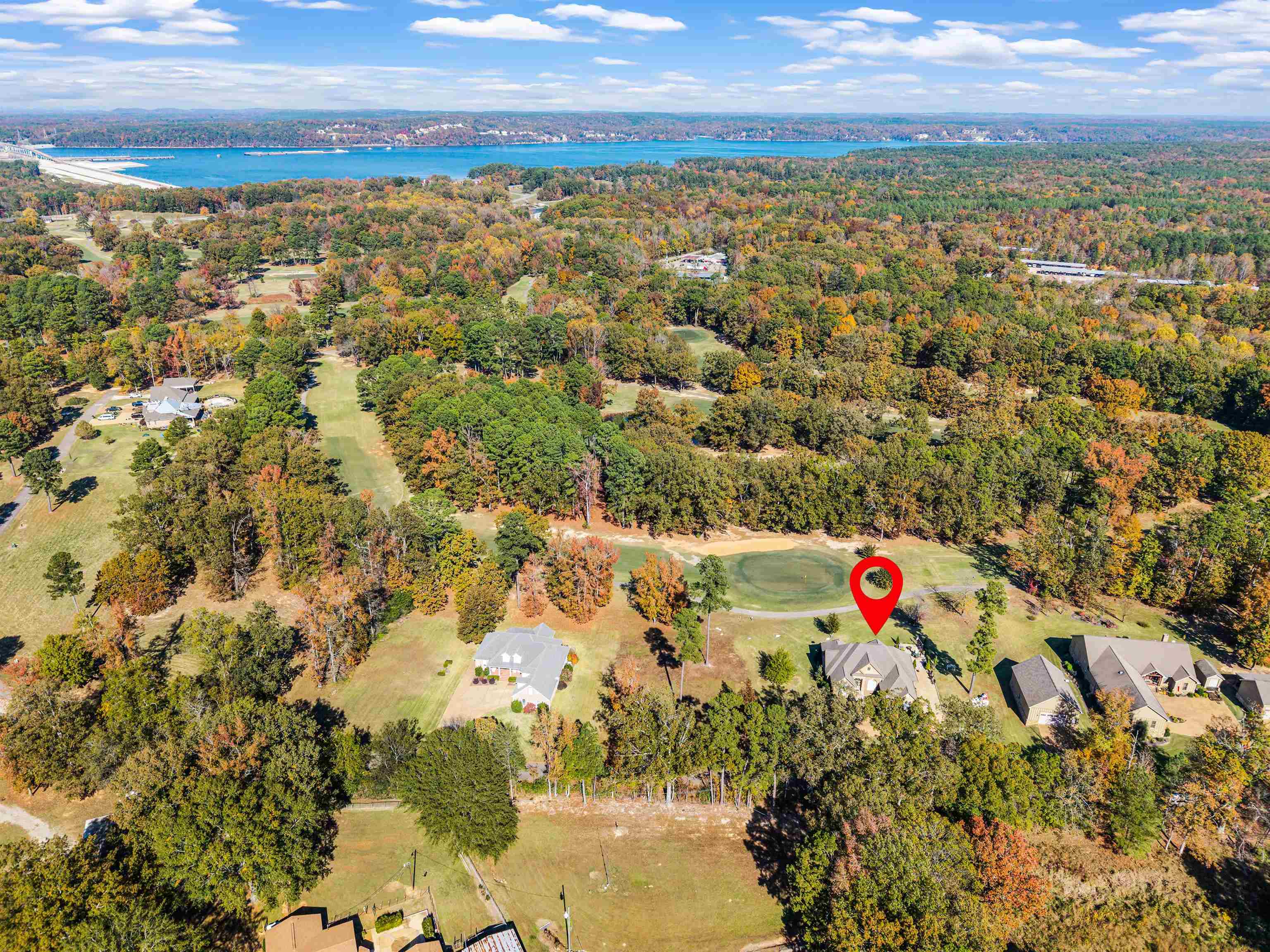 140 Legends Drive Counce, TN 38326 - Photo 4 of 30 Aerial view of property and surrounding area with a nearby body of water