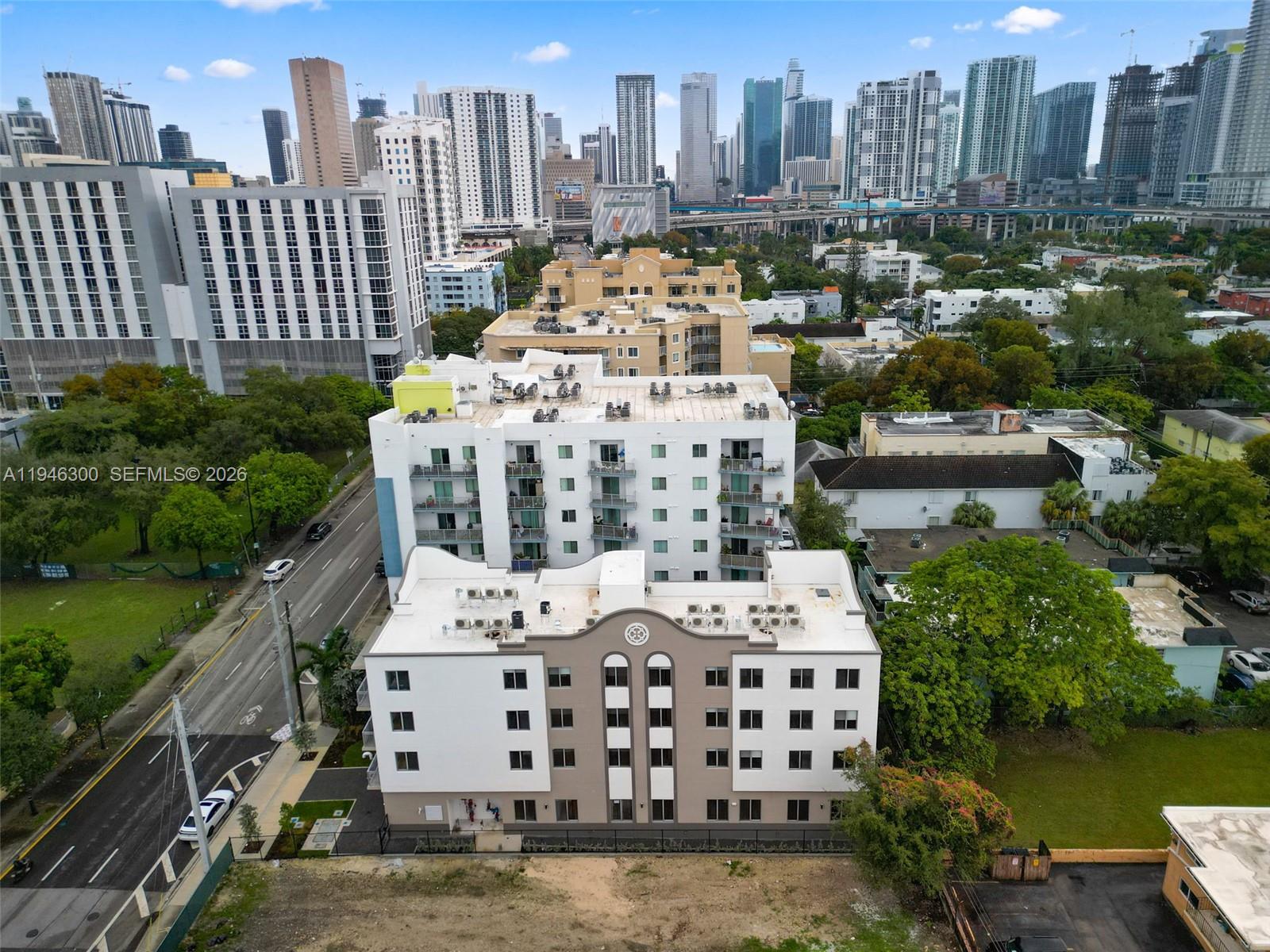 650 Southwest 1st Street, Unit 202 Miami, FL 33130 - Photo 13 of 22 a view of a city with tall buildings