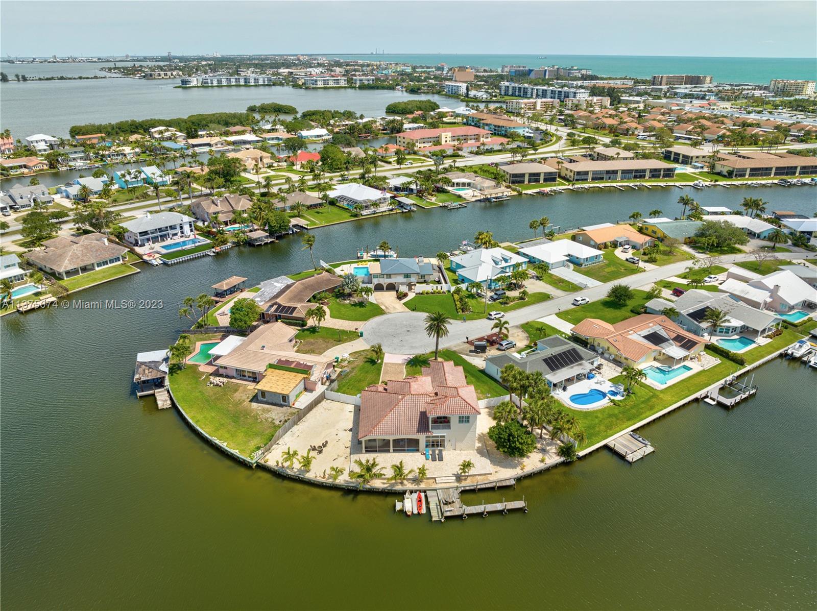 258 Bimini Road Cocoa Beach, FL 32931 - Photo 40 of 43 a view of a lake