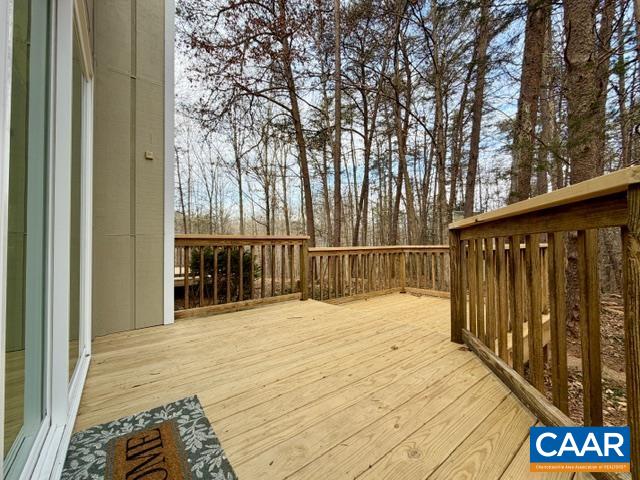 93 West Cedar Drive Ruckersville, VA 22968 - Photo 19 of 29 a view of wooden balcony
