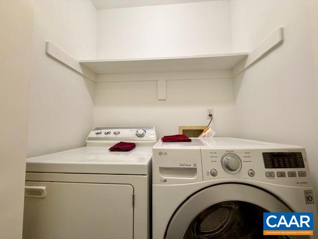 93 West Cedar Drive Ruckersville, VA 22968 - Photo 10 of 29 a utility room with dryer and washer