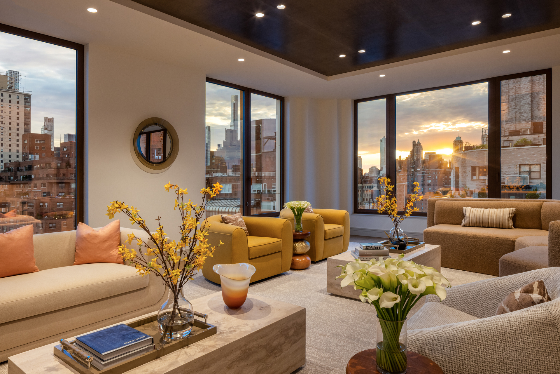 201 East 74th Street, Unit 30 Manhattan, NY 10021 - Photo 25 of 28 a living room with furniture and a large window