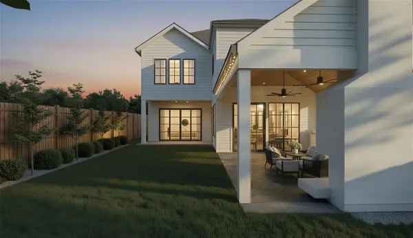 a view of porch and living room
