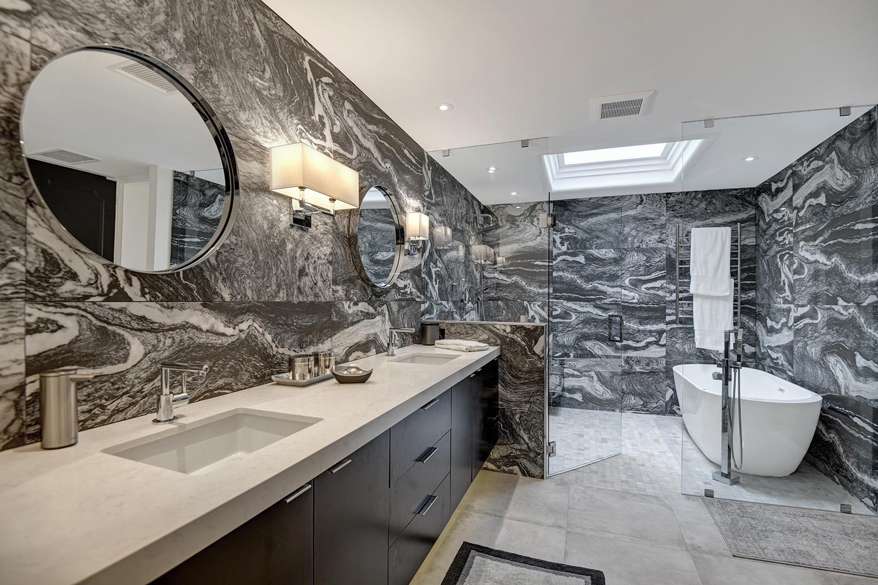 13 Rutgers Court Rancho Mirage, CA 92270 - Photo 30 of 42 a bathroom with a sink and a mirror