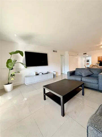 a couch sitting in front of a building