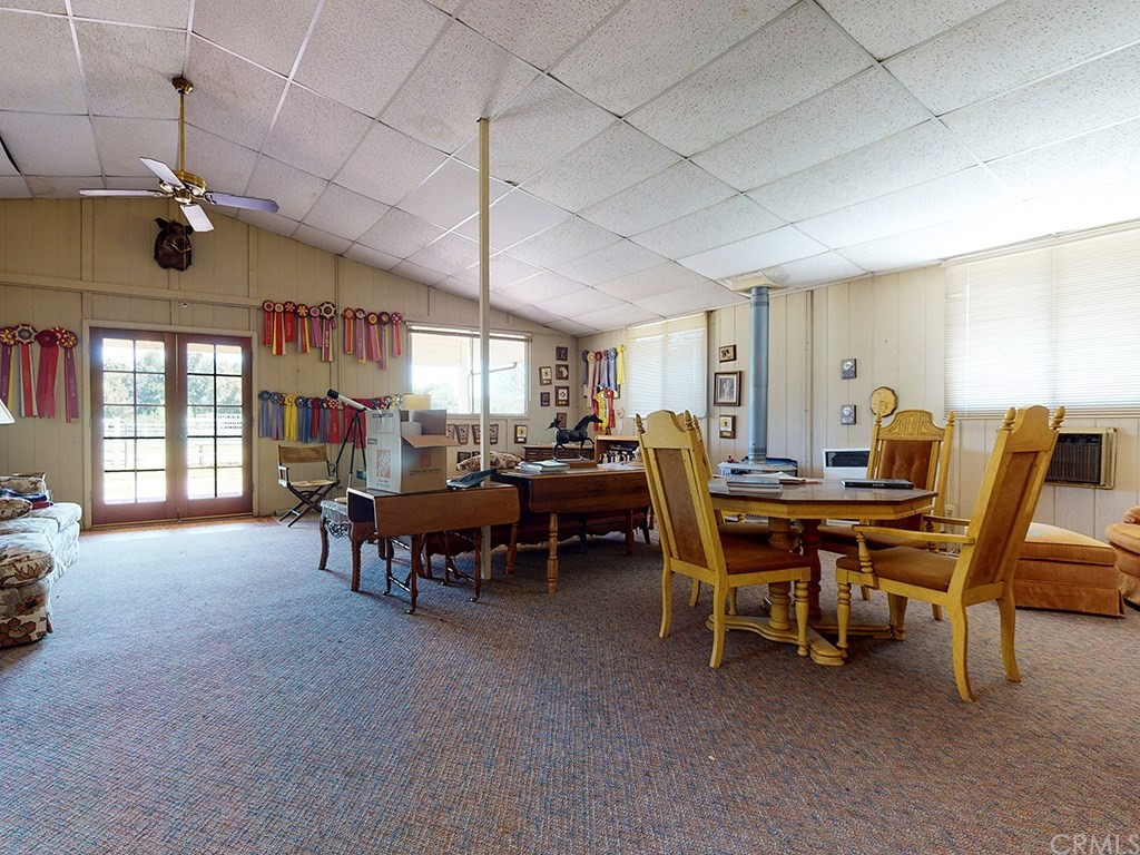 8800 Vineyard Drive Paso Robles, CA 93446 - Photo 49 of 74 a view of a dining room with furniture window and outside view