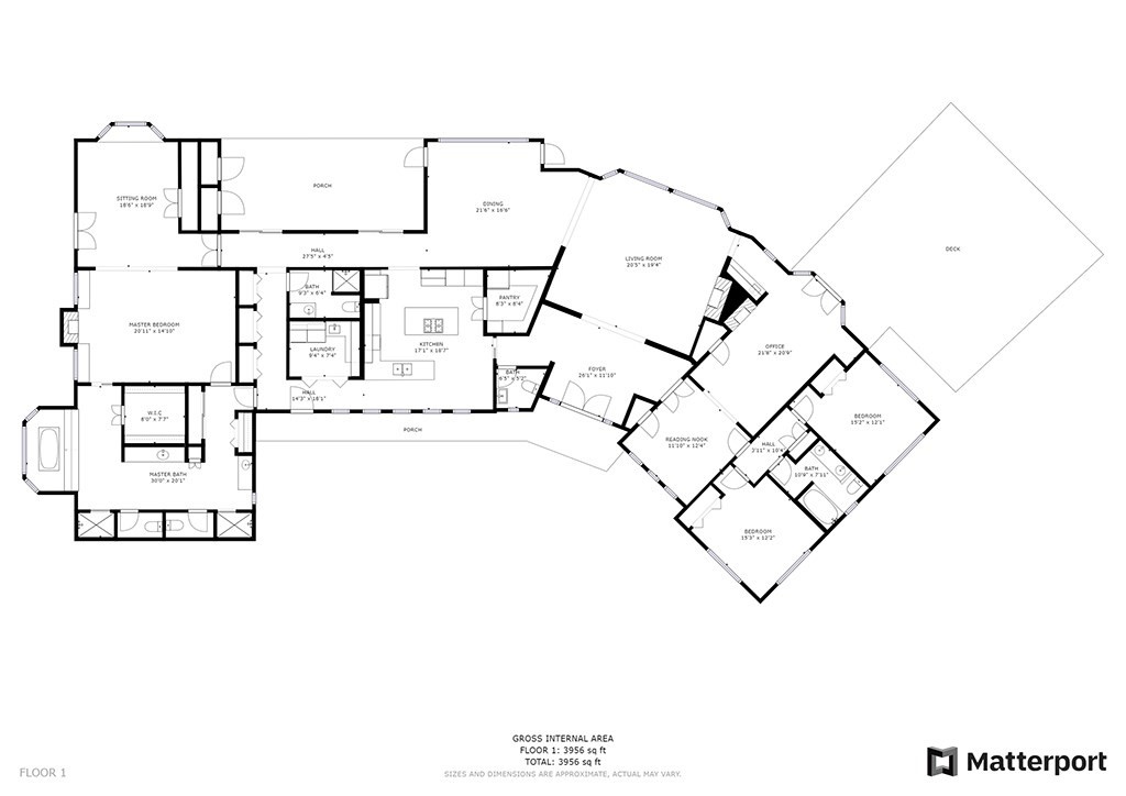 8800 Vineyard Drive Paso Robles, CA 93446 - Photo 74 of 74 Floor plan of the main house