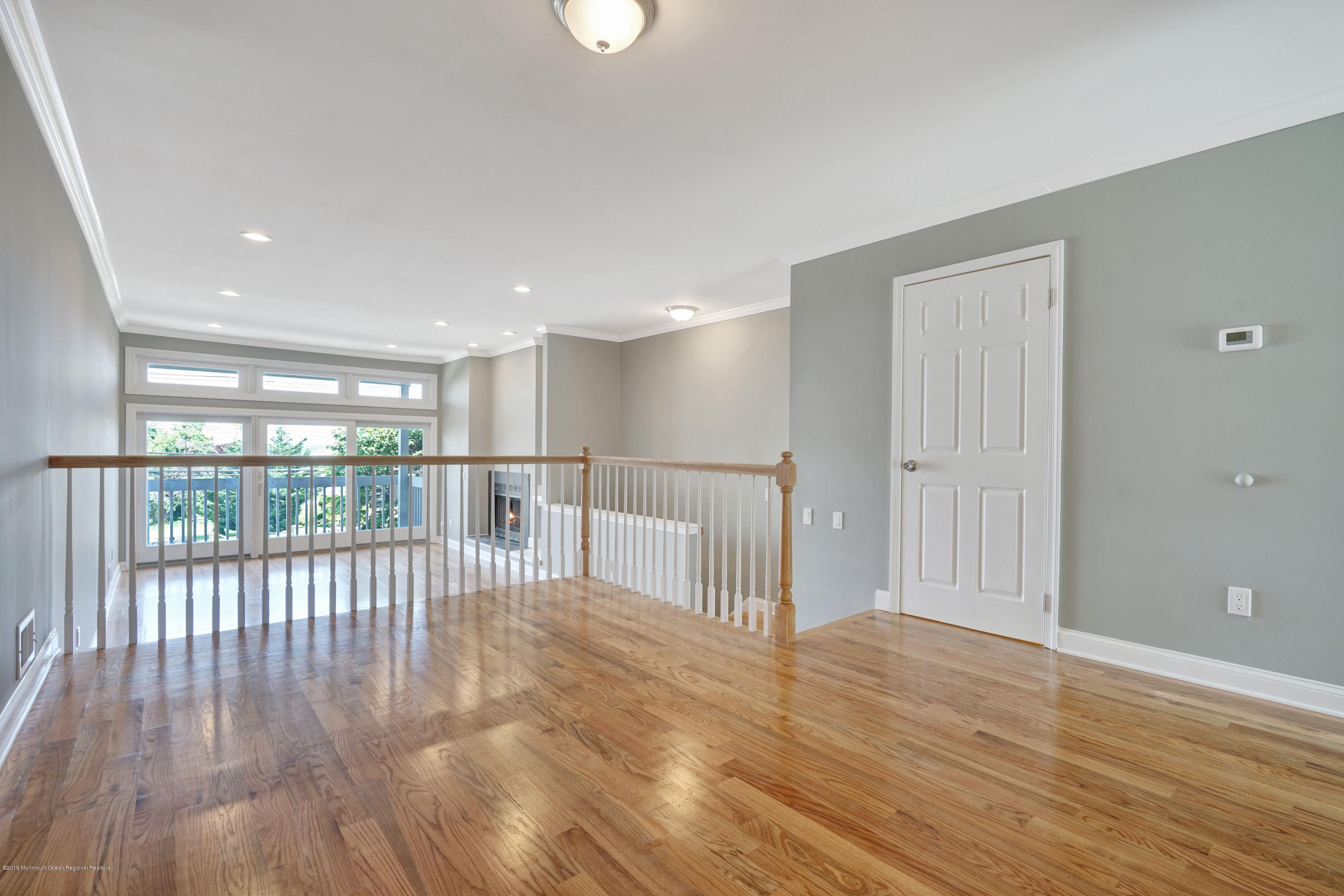 Dining Room with new oak banister