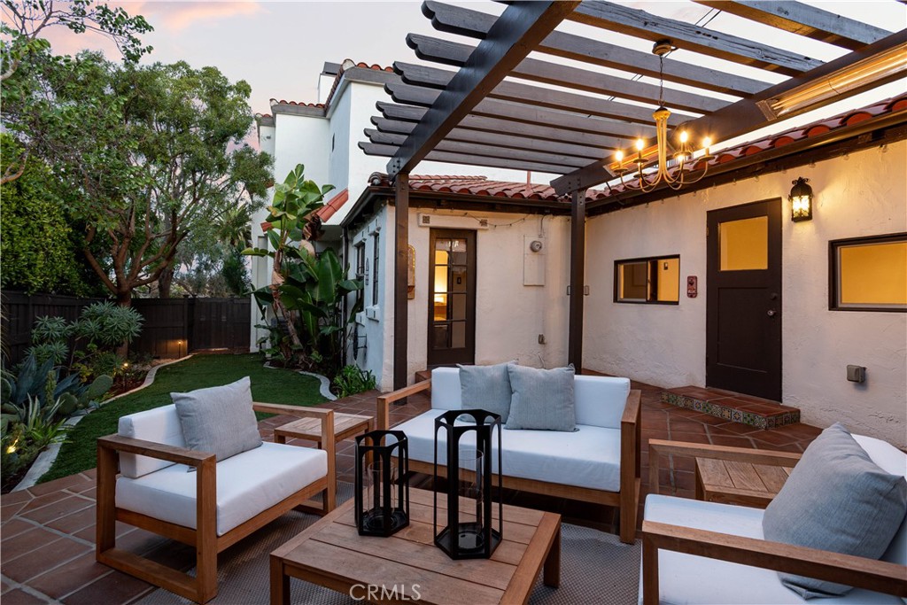 33791 Granada Drive Dana Point, CA 92629 - Photo 58 of 75 a outdoor living space with furniture and a fireplace