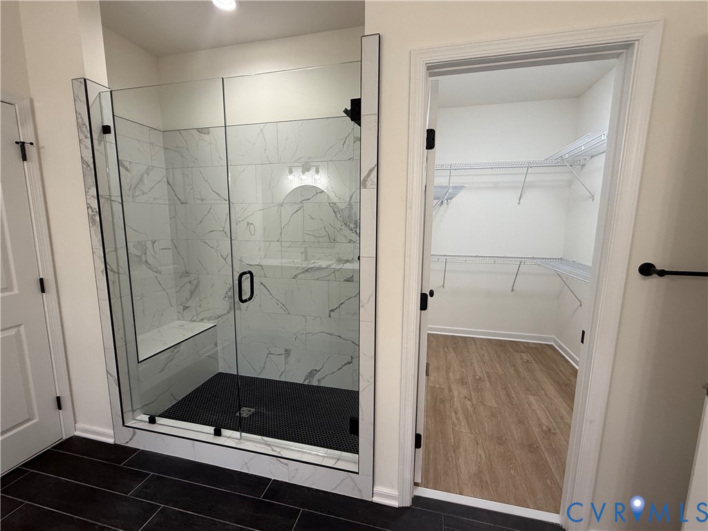 2700 Lake Albemarle Road Charlottesville, VA 22901 - Photo 15 of 25 Full bath featuring a marble finish shower, a spac