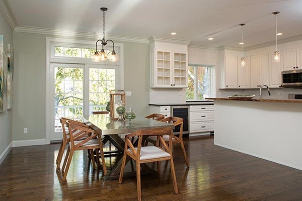85 Pond Brook Road Newton, MA 02467 - Photo 3 of 6 a view of a dining room with furniture window and wooden floor