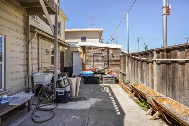 a bathroom with a sink vanity and a mirror