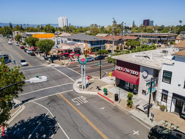 an outdoor space with patio