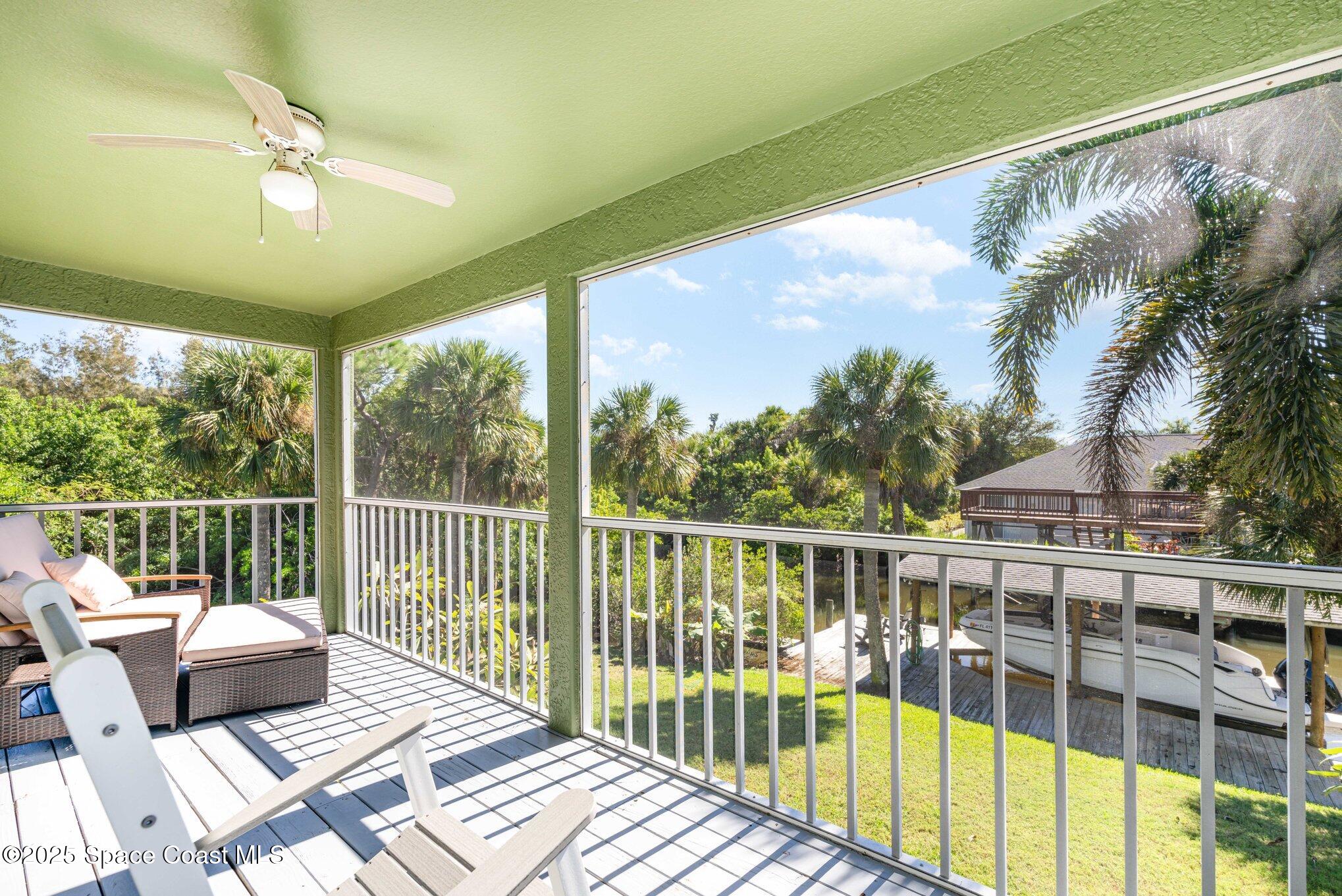 1617 Sun Point Place Merritt Island, FL 32952 - Photo 5 of 42 a view of balcony with furniture