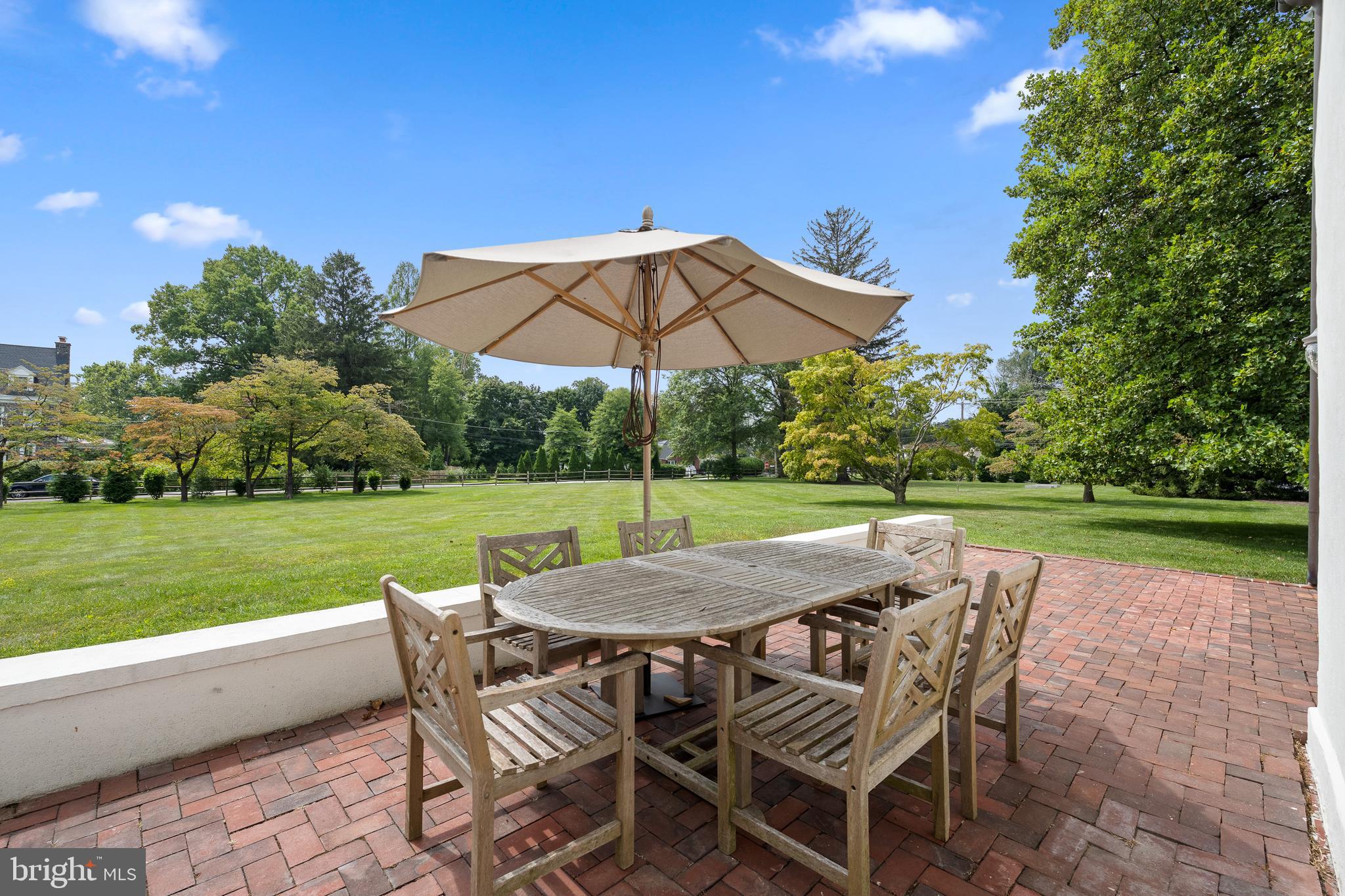 423 Old Eagle School Road Wayne, PA 19087 - Photo 34 of 35 View from Back Patio