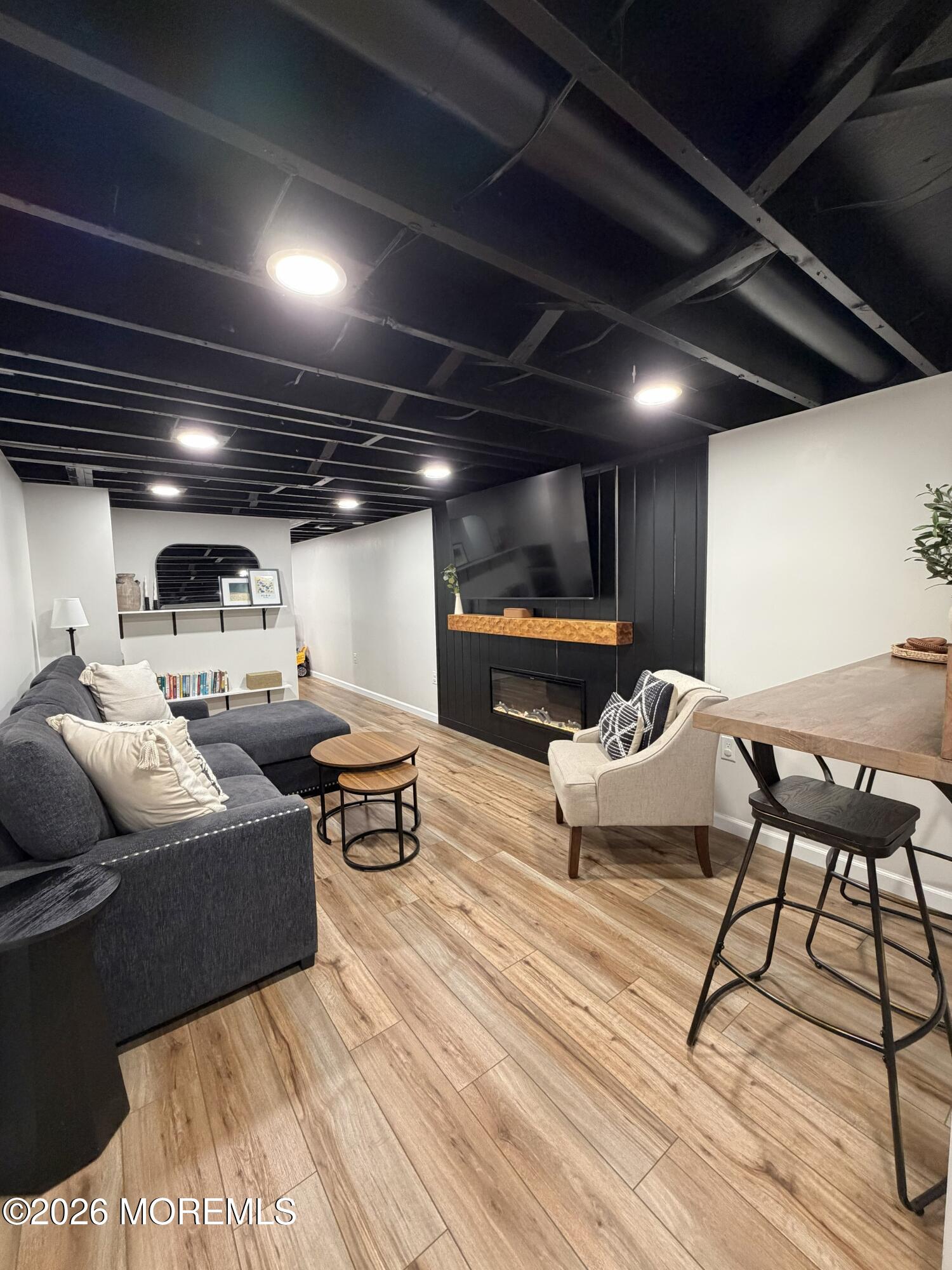 a outdoor space with furniture