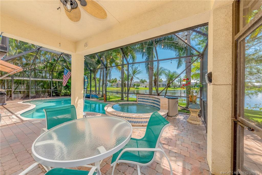 a house view with a outdoor space