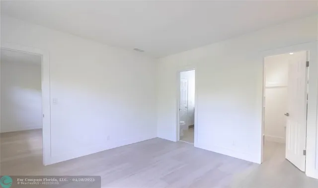 a view of an empty room