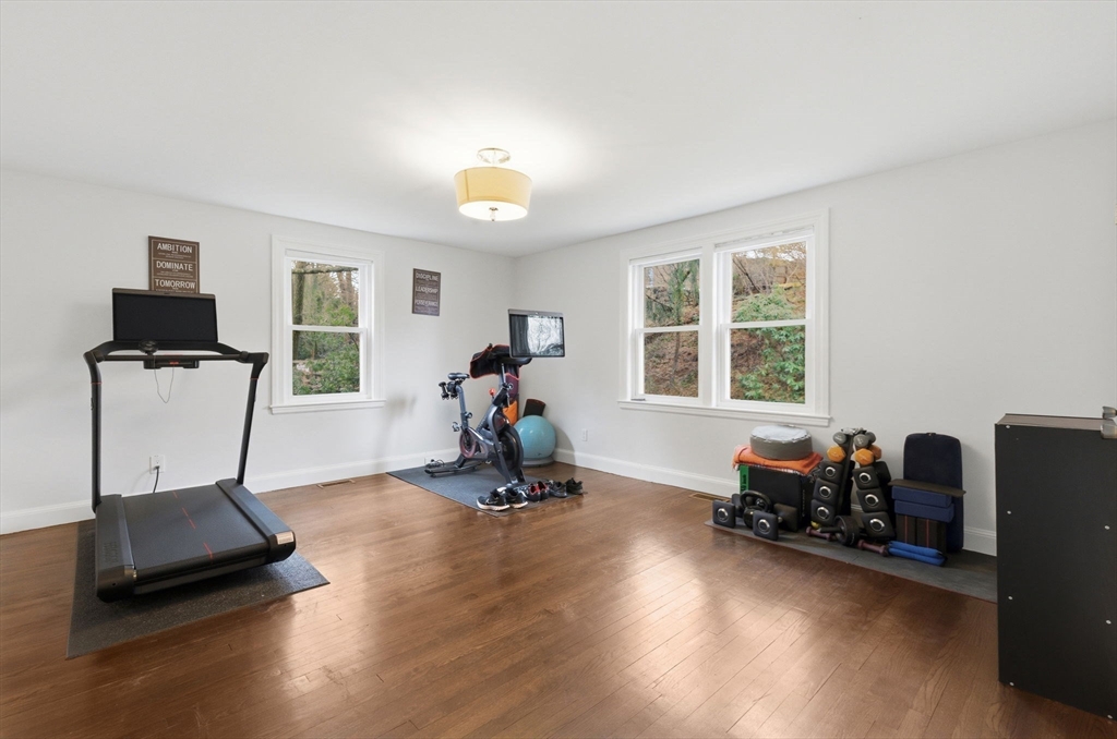 30 Allandale Street Boston, MA 02130 - Photo 11 of 33 a view of a room with gym equipment and a window