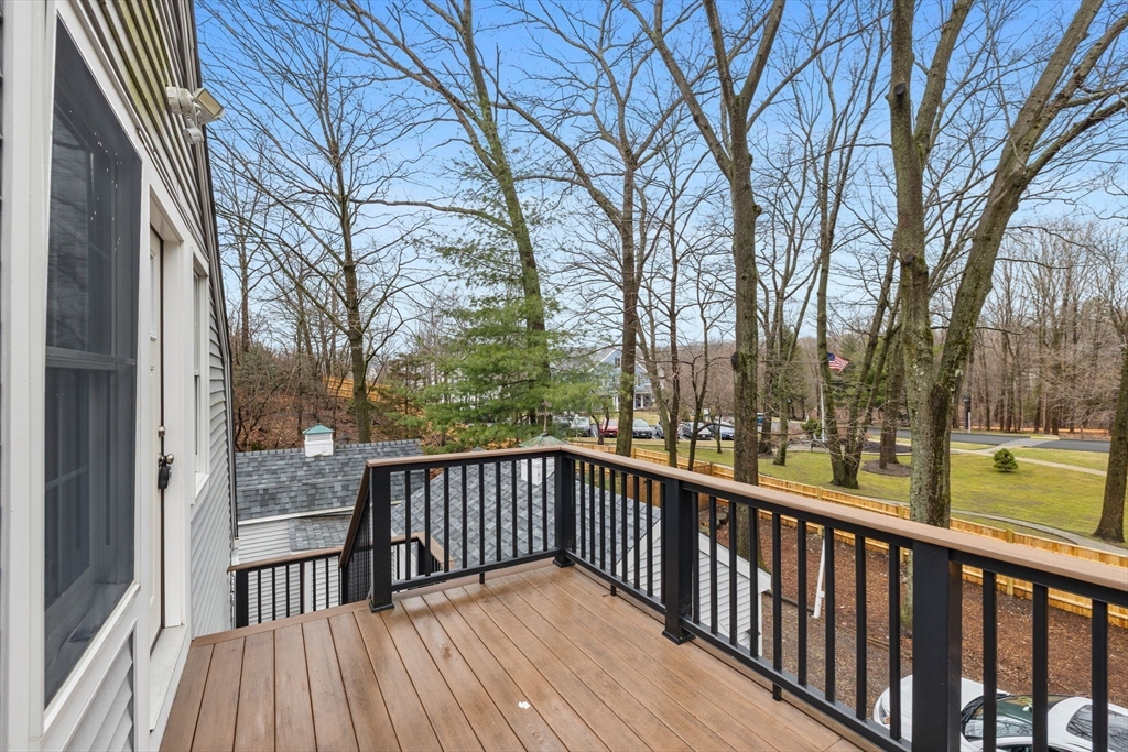 30 Allandale Street Boston, MA 02130 - Photo 14 of 33 a view of a wooden deck with trees