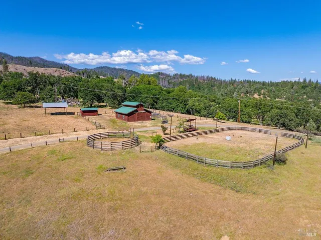 a view of a livingroom with furniture wooden floor and windows
