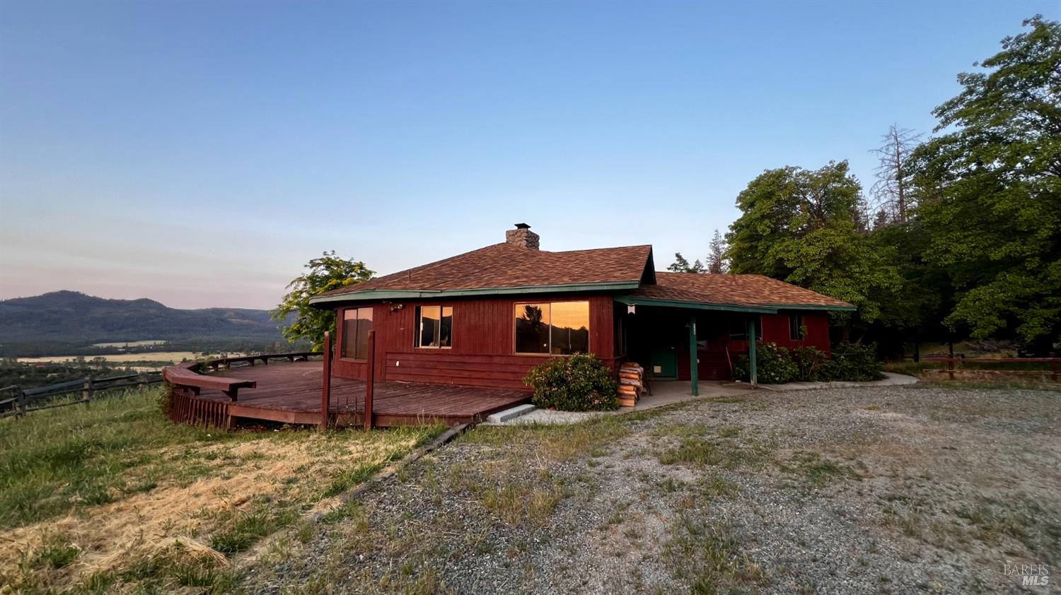 125 Cedar Gulch Road Hayfork, CA 96041 - Photo 10 of 57 a view of a house with a yard and sitting area
