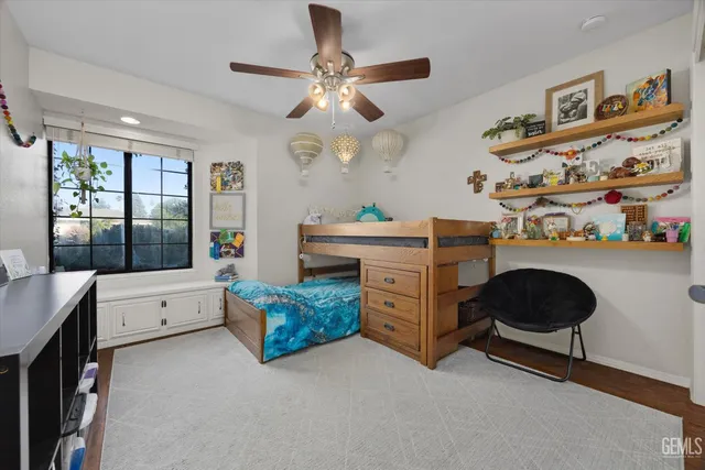 a view of a backyard with a garden