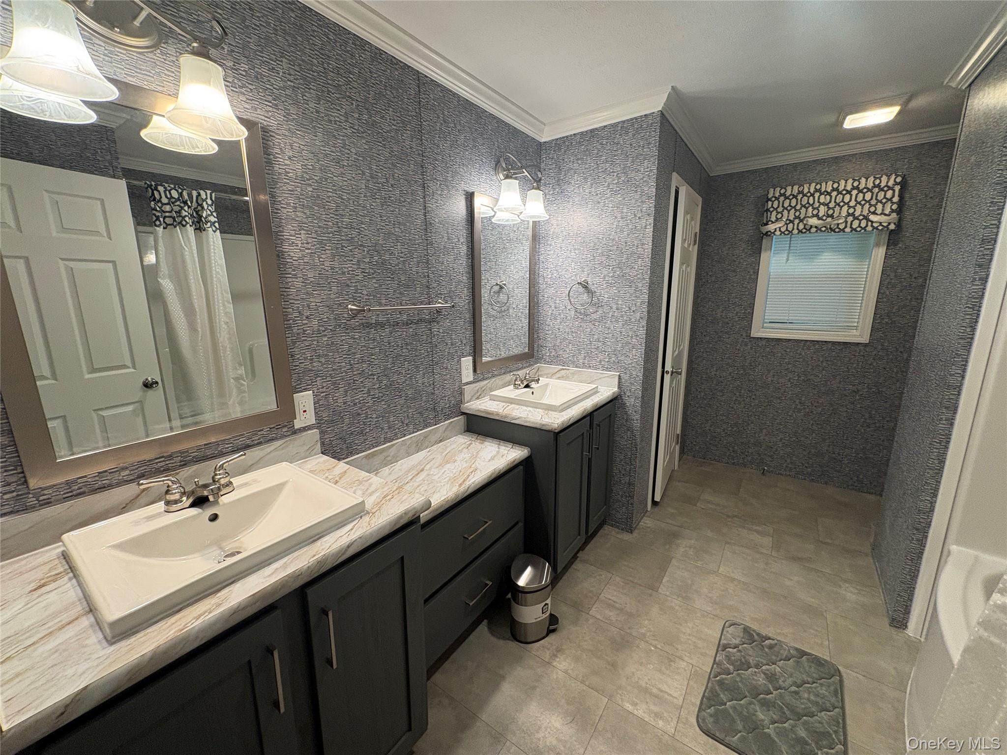 40 4th Street Godeffroy, NY 12729 - Photo 6 of 17 Updated full bathroom with modern finishes.