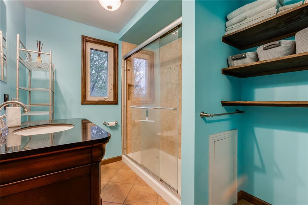 193 Goldsmith Road Pittsburgh, PA 15237 - Photo 23 of 42 Updated main floor full bath with tile shower.