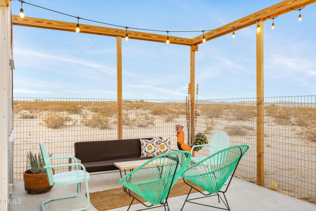 66336 Brant Crossing Road Joshua Tree, CA 92252 - Photo 16 of 27 Patio off Garage