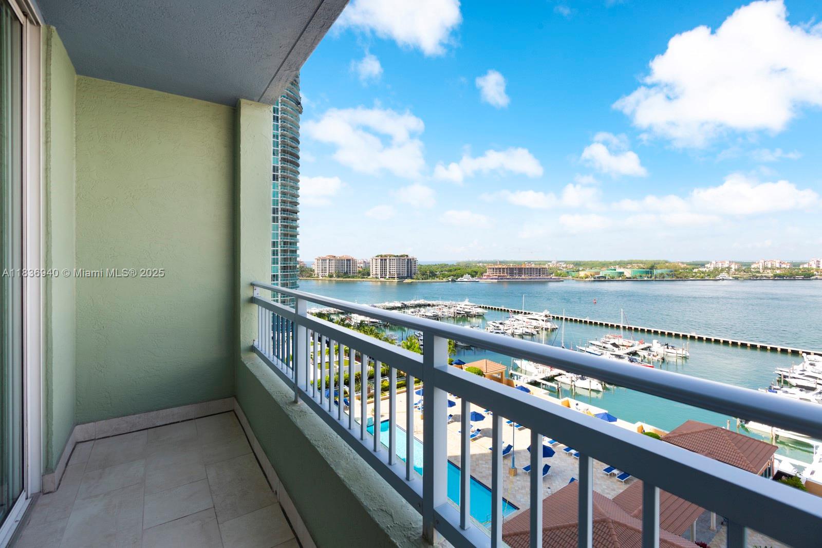90 Alton Road, Unit 1408 Miami Beach, FL 33139 - Photo 5 of 15 a view of city from a balcony