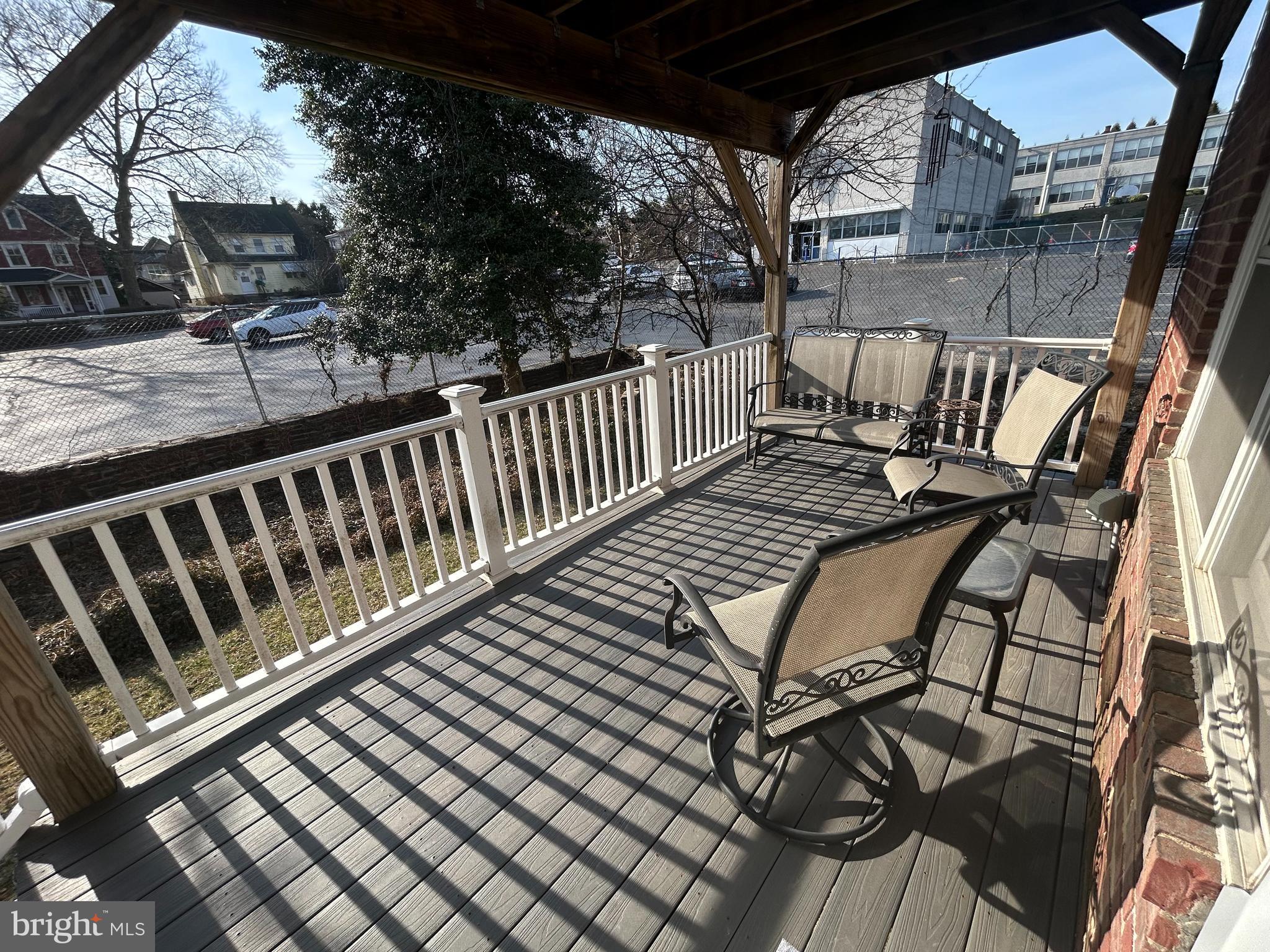 214 Grayling Avenue, Unit ONE Narberth, PA 19072 - Photo 20 of 22 a view of balcony with furniture