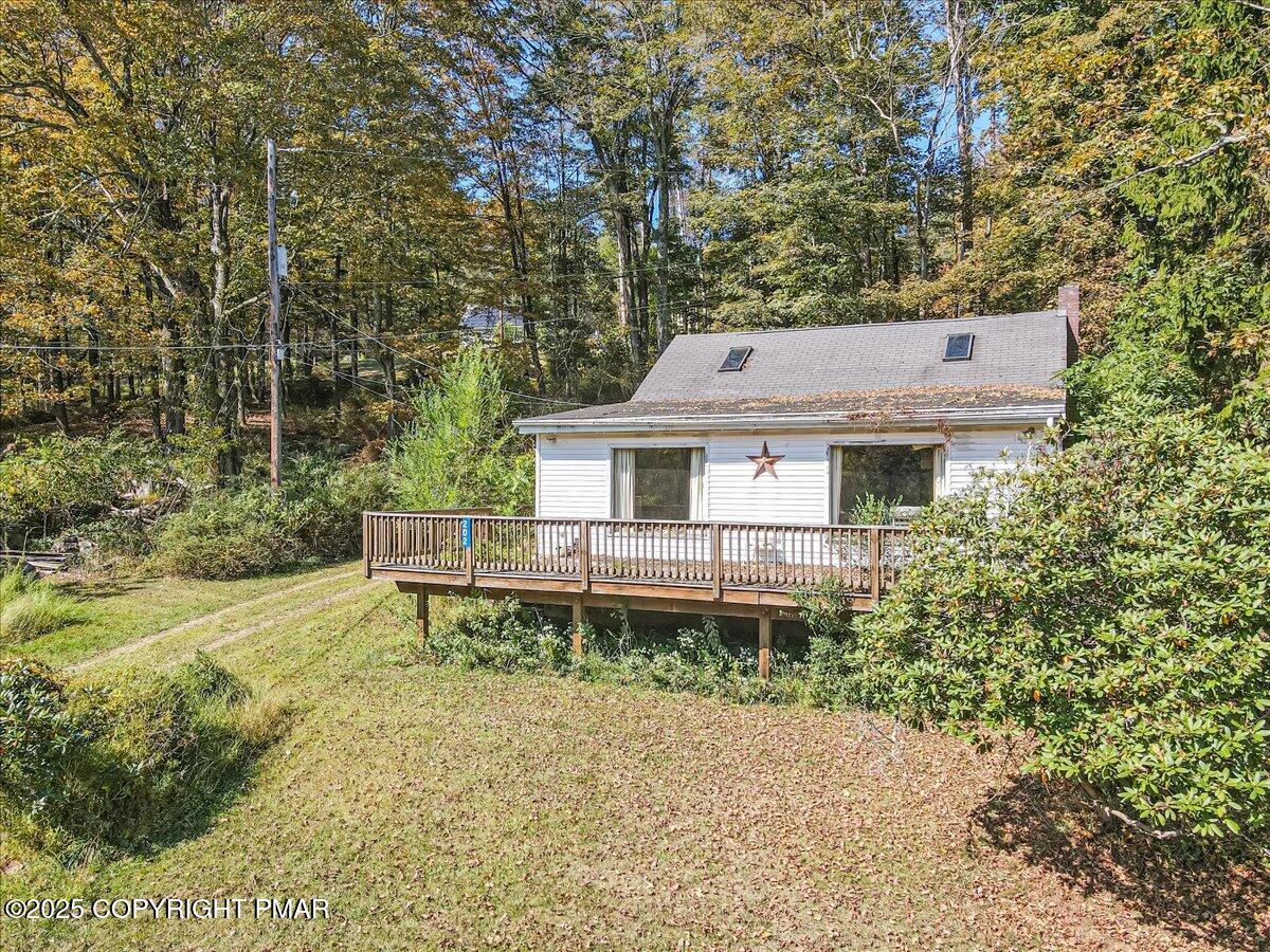 202 Price Road Stroudsburg, PA 18360 - Photo 28 of 45 front view of a house with a yard
